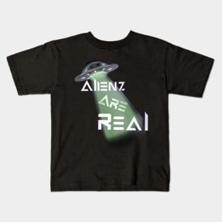 Aliens are real UFOs Kids T-Shirt